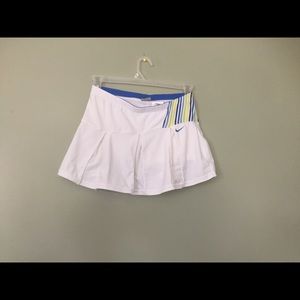 Adorable White Nike Dri-Fit Pleated tennis skort!